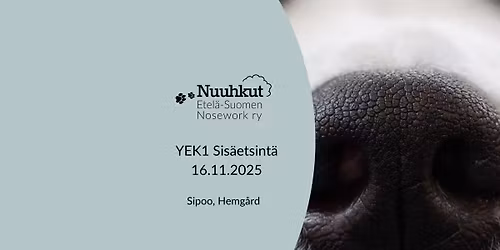 Nuuhkujen Nosework-koe YEK1 Sis\u00e4etsint\u00e4, Sipoo