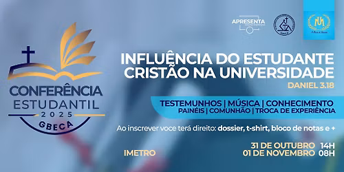 Confer\u00eancia Estudantil - GBECA 2025