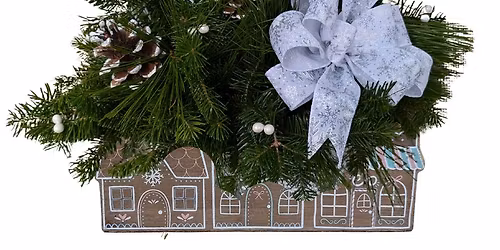 Fresh Greens Gingerbread Centerpiece - CLASS FULL!