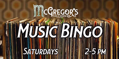 McGregor's Music Bingo