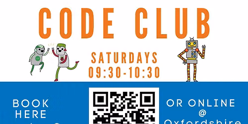 Code Club @ Oxford Westgate Library (8-13 yrs old)!