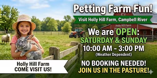 Weekend Drop-in Petting Farm 