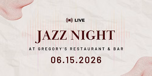 Jazz Night at Gregory's