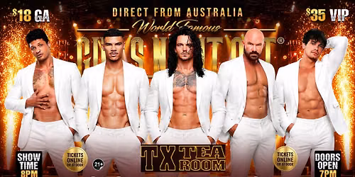 August 19th: Dallas, TX - GIRLS NIGHT OUT\u00ae AUSTRALIAN TAKEOVER at TX Tea Room