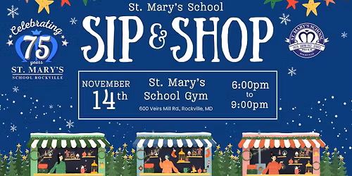Sip & Shop at St. Mary's School