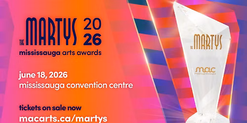 The 2026 Mississauga Arts Awards (MARTYS)