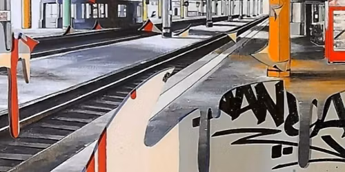 Vernissage de l\u2019expo Empreintes urbaines