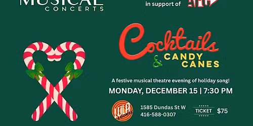 Cocktails & Candy Canes - Holiday Cabaret