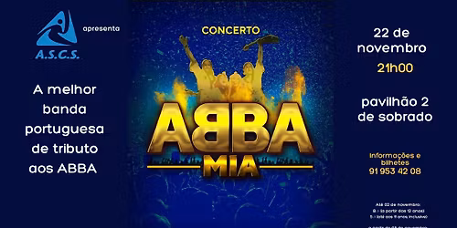 Concerto ABBA MIA - Tributo aos ABBA
