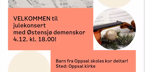 Julekonsert med \u00d8stensj\u00f8 demenskor