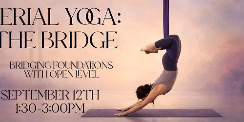 Aerial Yoga: The Bridge - Bridging Beginner Foundations and Open-level Practice with Susan