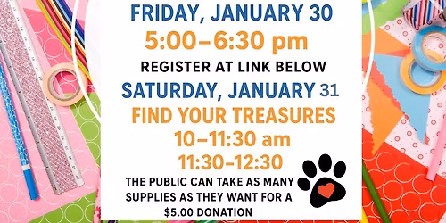 Craft Supply Swap- Public Participation 11:30-12:30pm