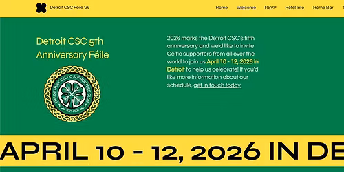 The Detroit CSC 5th Anniversary F\u00e9ile