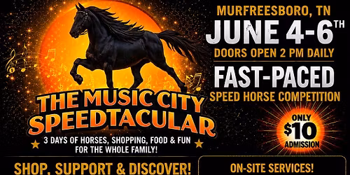 Music City Speedtacular and Vendor Market
