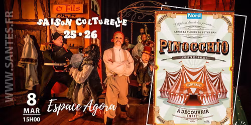 Pinocchio, l'incroyable voyage \u2022 Saison culturelle 25-26