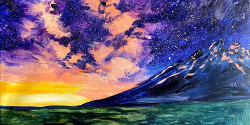 Starry Night Over the Tetons II" The Virginian Saloon