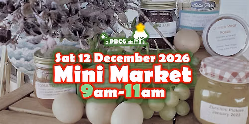 PB Garden Mini Market - December 2026