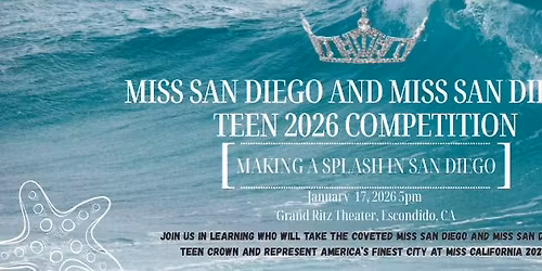 Miss San Diego 2026 Competition 