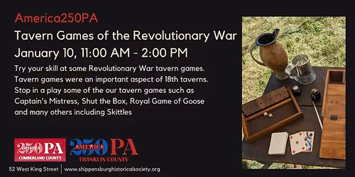 Tavern Games of the Revolutionary War