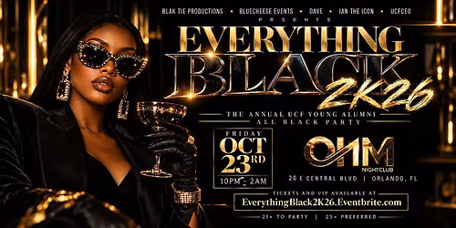 EVERYTHING BLACK 2K26 AT OHM