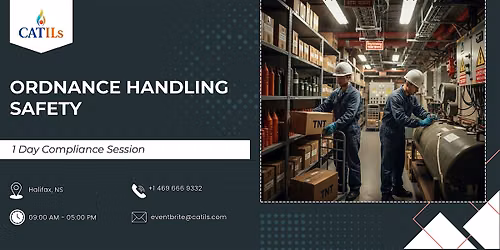 Ordnance Handling Safety: 1 Day Compliance Session in Halifax