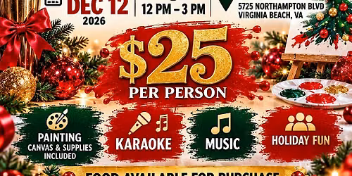 Paint the Halls  | Holiday Paint & Karaoke Party for Adults with IDD