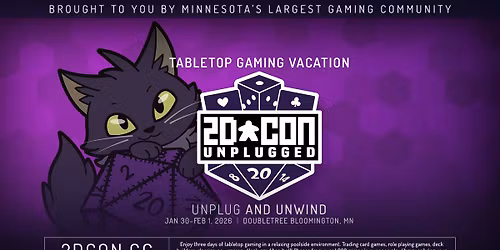 2D Con: Unplugged - Tabletop Gaming Vacation