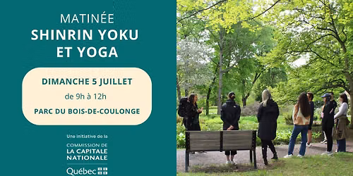 Matin\u00e9e Shinrin Yoku & Yoga