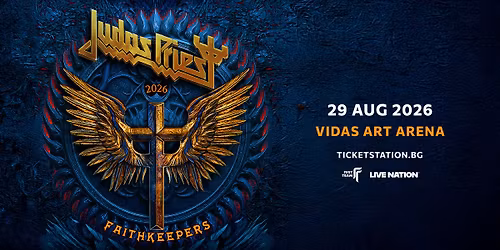 JUDAS PRIEST @ Vidas Art Arena, Sofia | 29.08.2026
