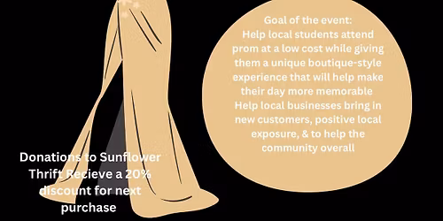 Donation drive & boutique get ready 