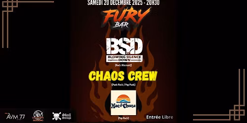 BLOWING SILENCE DOWN \/CHAOS CREW \/ MAC & CHEESE \/\/Fury Bar