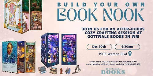 Build Your Own Book Nook Night!