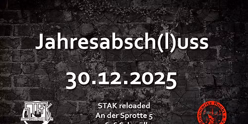Jahresabsch(l)uss Party