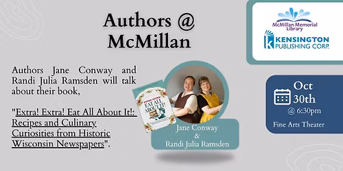 Authors at McMillan- Jane Conway and Randi Julia Ramsden