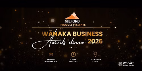2026 W\u0101naka Business Awards Dinner