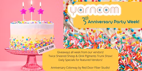 SAVE THE DATE! 3rd Anniversary Celebration Week!