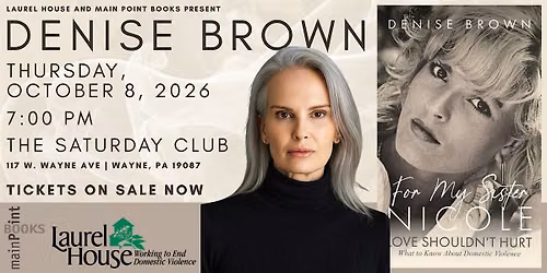 Denise Brown, "For My Sister Nicole"