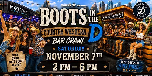 Boots in the D: Country Western Bar Crawl