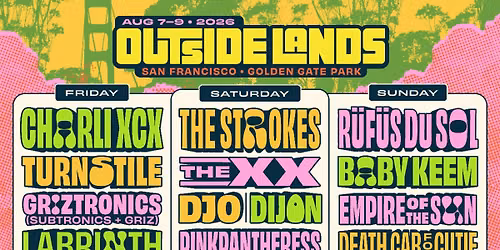 Outside Lands Music & Arts Festival: Charli XCX  Turnstile & Griztronics - Friday