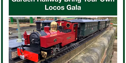 Bring Your Own Loco Gala at the Forget Me Not Garden Railway 2026