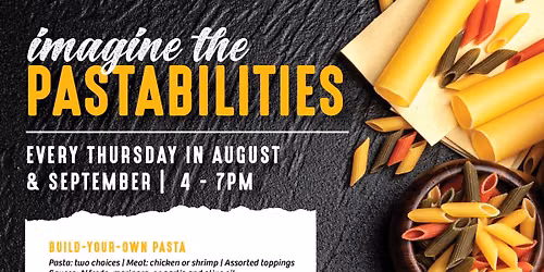 Thursday Pastabilities (August - September)