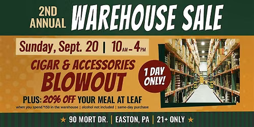 Famous Cigars Warehouse Sale