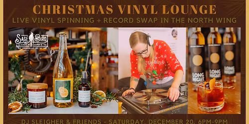 Christmas Vinyl Lounge at Sage Bird
