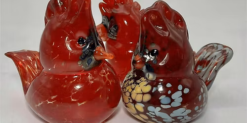 Cardinals, the most perfect red in nature! Make yours as a paperweight.