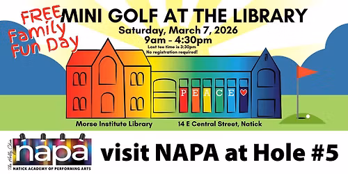 NAPA @ Mini Golf at the Library