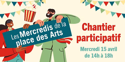 Chantier participatif : construction de mobilier & peinture de fresques ludiques au sol (d\u00e8s 6 ans)