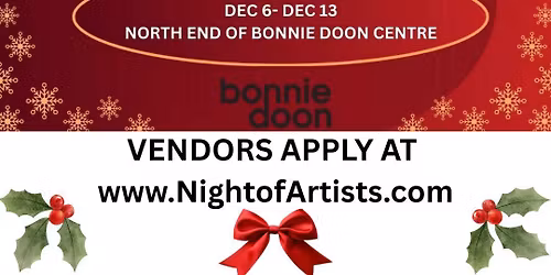 Le Marché Bohème Christmas Market in Bonnie Doon Centre