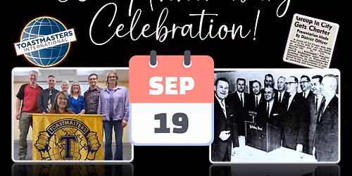 80th Anniversary Celebration of the La Crosse Toastmasters Club