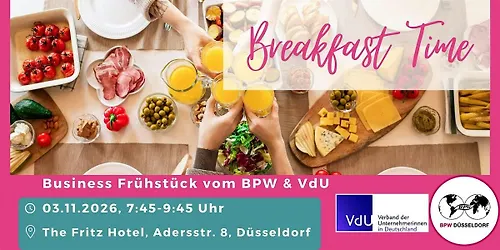 BPW Dsseldorf & VdU Business Frhstck im November