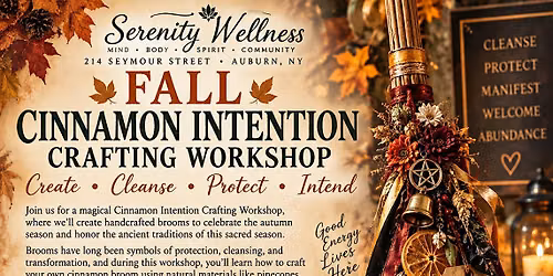 Fall Cinnamon Intention Broom Workshop
